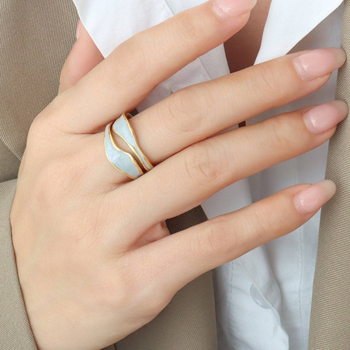 Unique ring design from SKADIS Jewelry