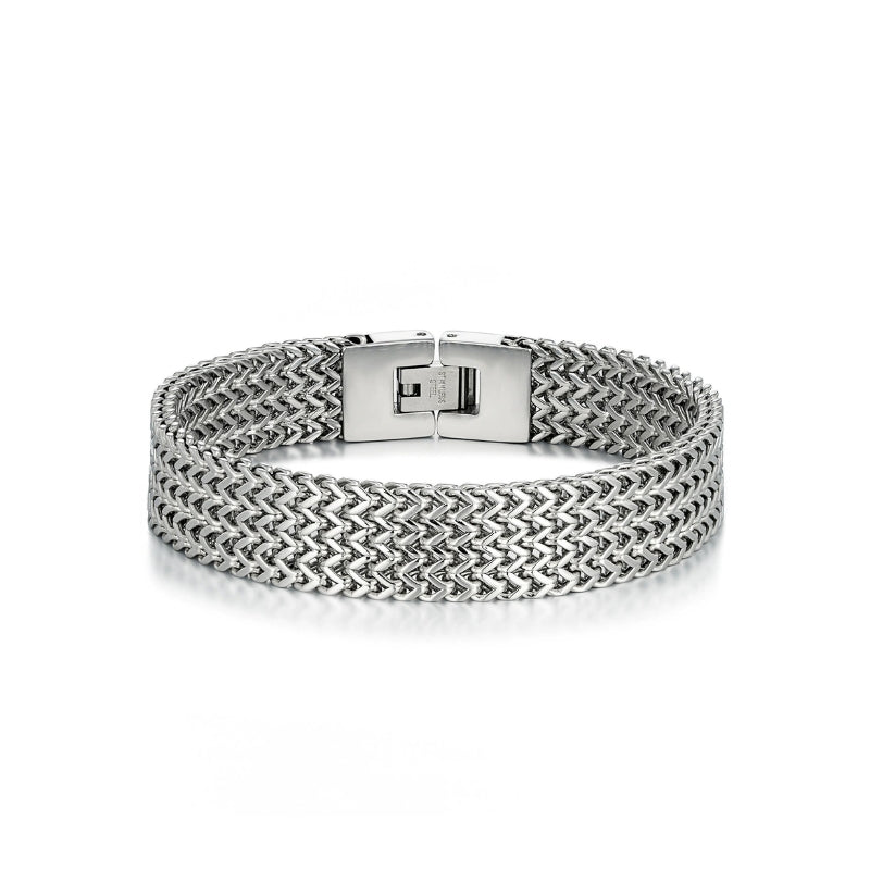 Stylish steel bracelet for men from SKADIS Jewelry