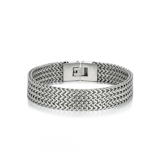 Stylish steel bracelet for men from SKADIS Jewelry