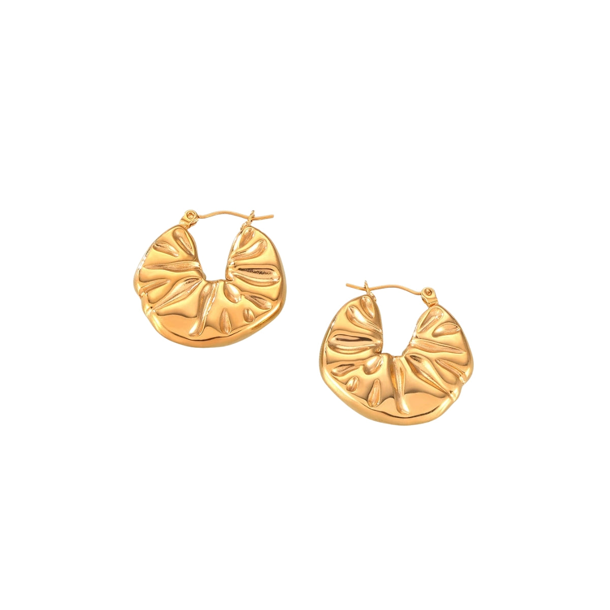 Stylish gold-plated earrings from SKADIS Jewelry
