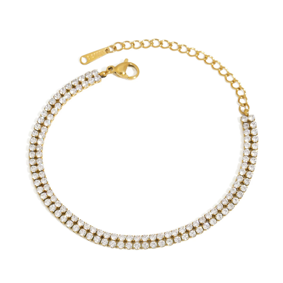 TENNIS-DELUX Bracelet Gold-plated SKADIS