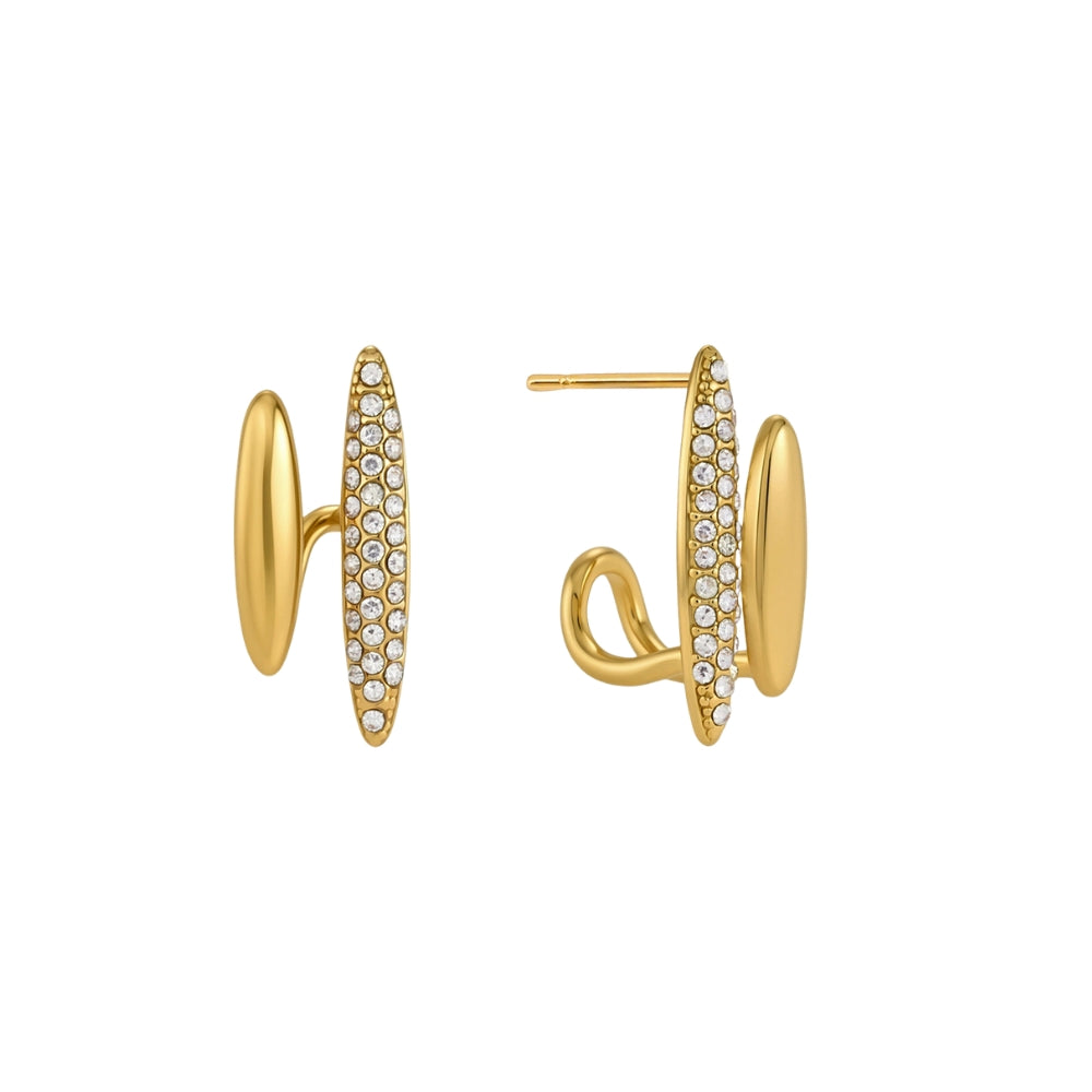 TIDE Earrings Gold-plated SKADIS