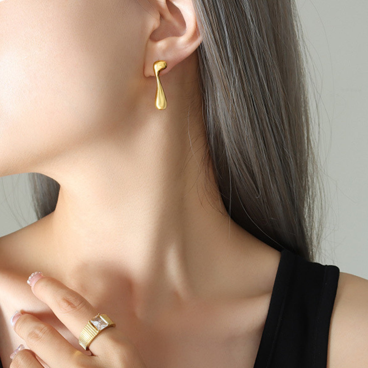 Unique shape earrings from SKADIS Jewelry