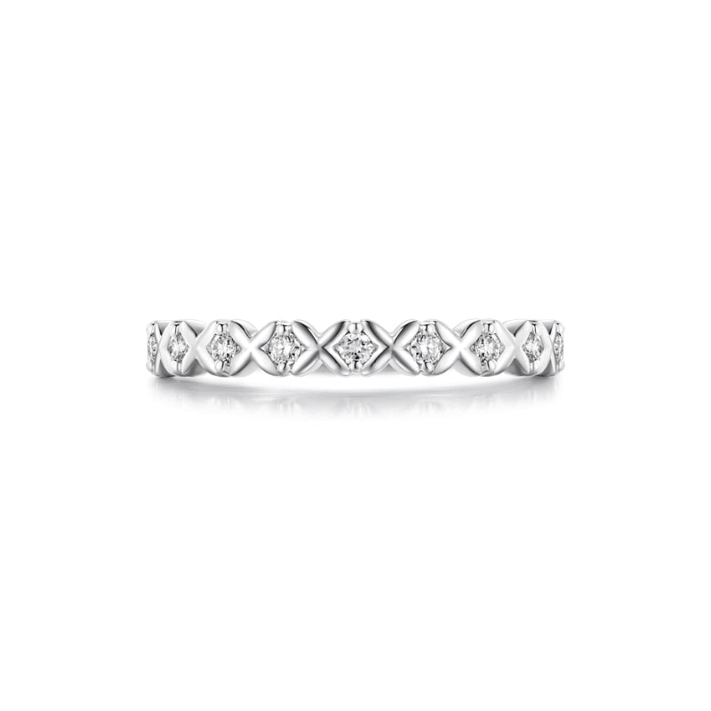 X-ALLAINCE diamond ring 18k white gold