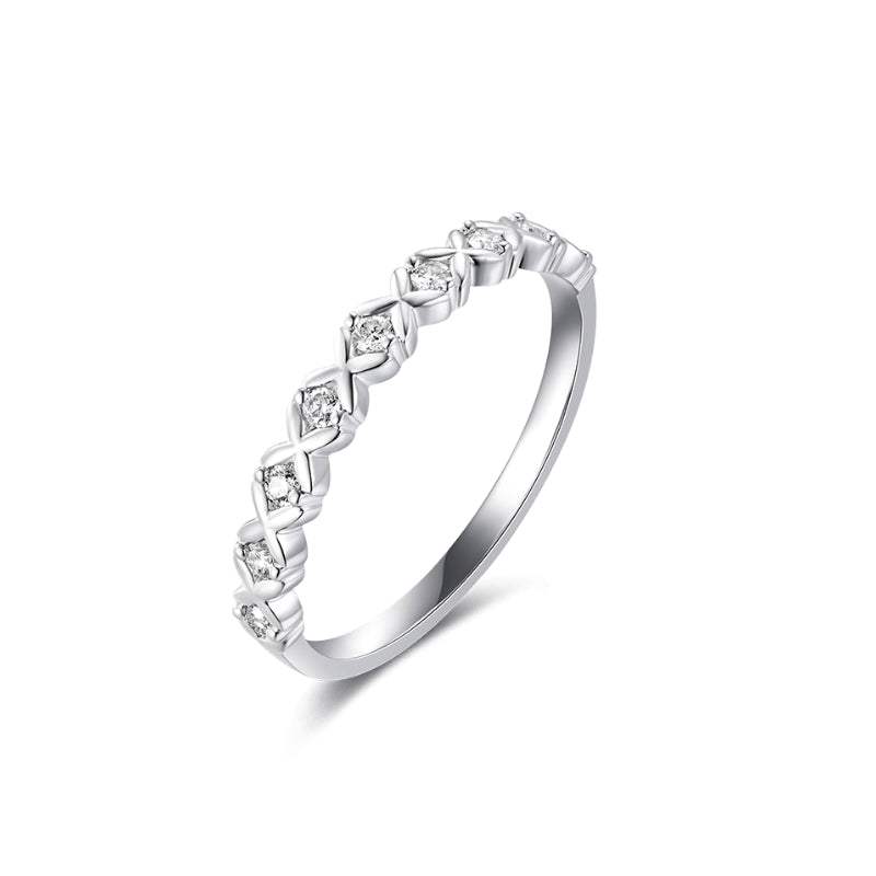 X-ALLAINCE diamond ring 18k white gold