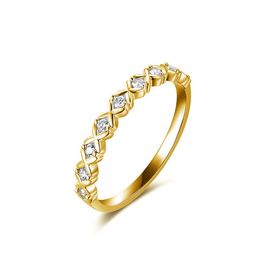 X-ALLAINCE diamond ring 18k yellow gold