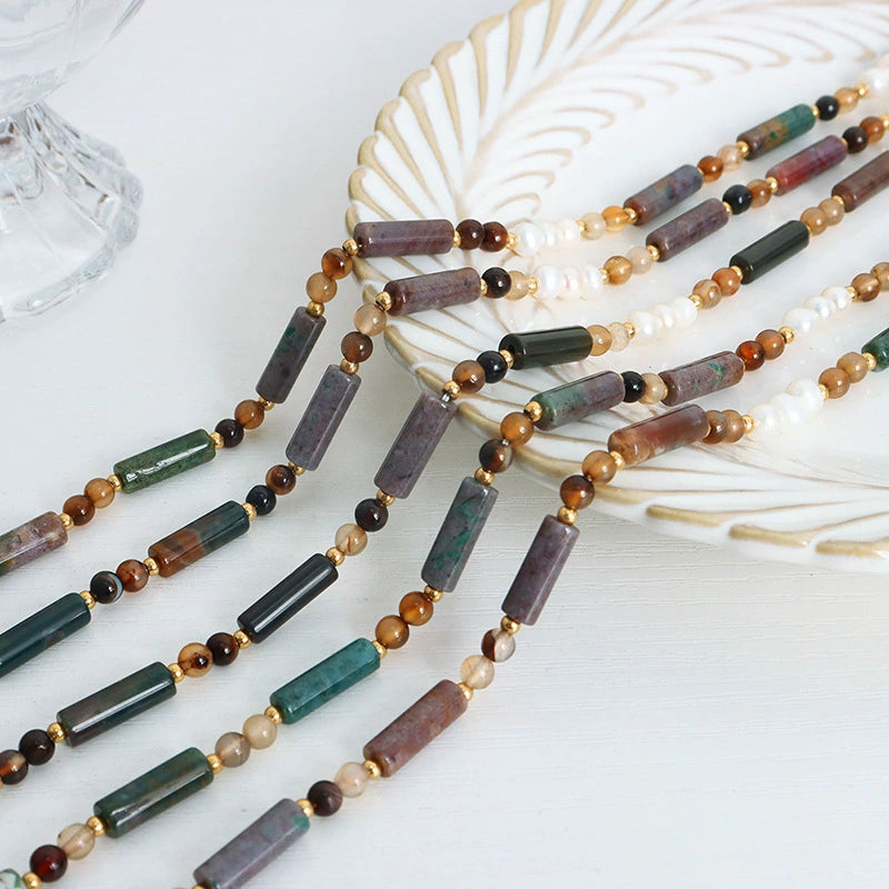 Necklace with multi-colored beads from SKADIS Jewelry