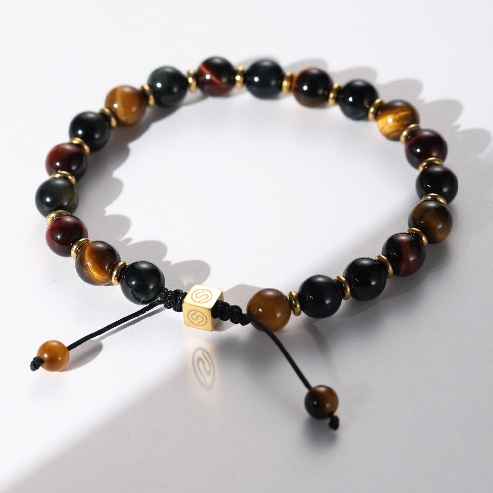 GLACIER obsidian bracelet detail view - SKADIS Jewelry
