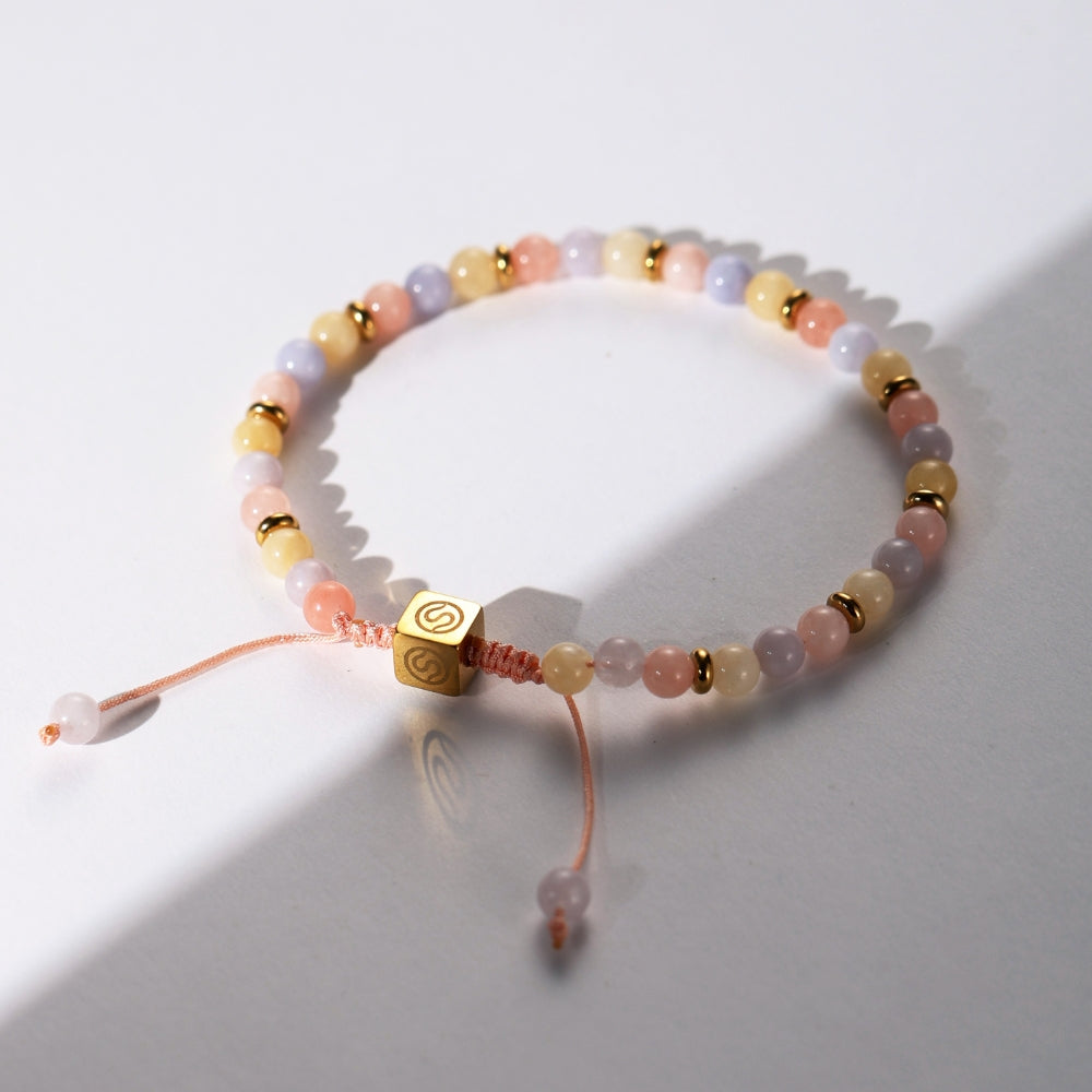 HILDA bracelet morganite close up - SKADIS Jewelry