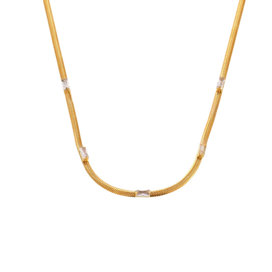 Gold chain necklace from SKADIS Jewelry