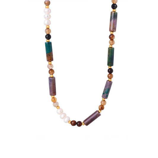 Necklace with multi-colored beads from SKADIS Jewelry