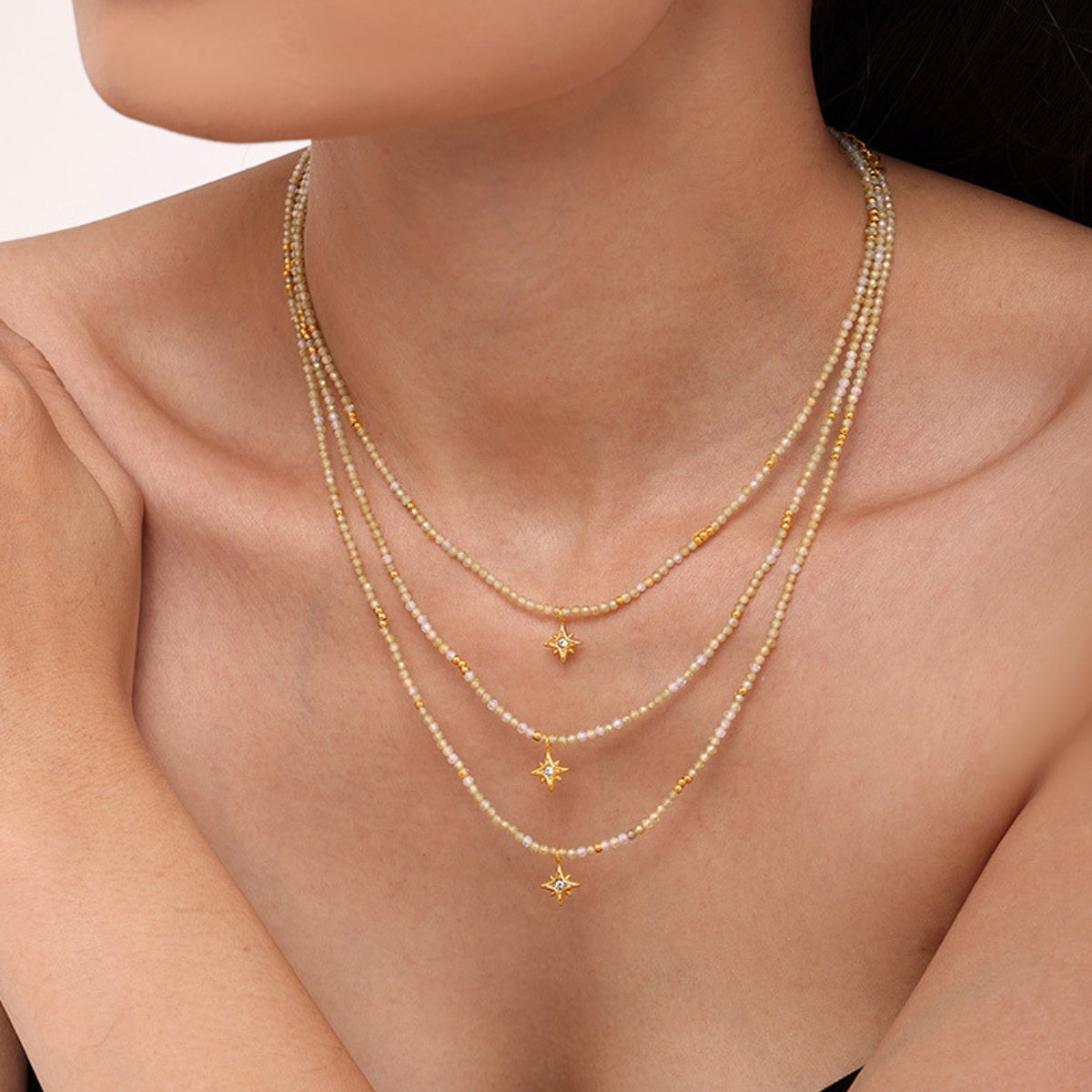 STAR Necklace Gold-plated