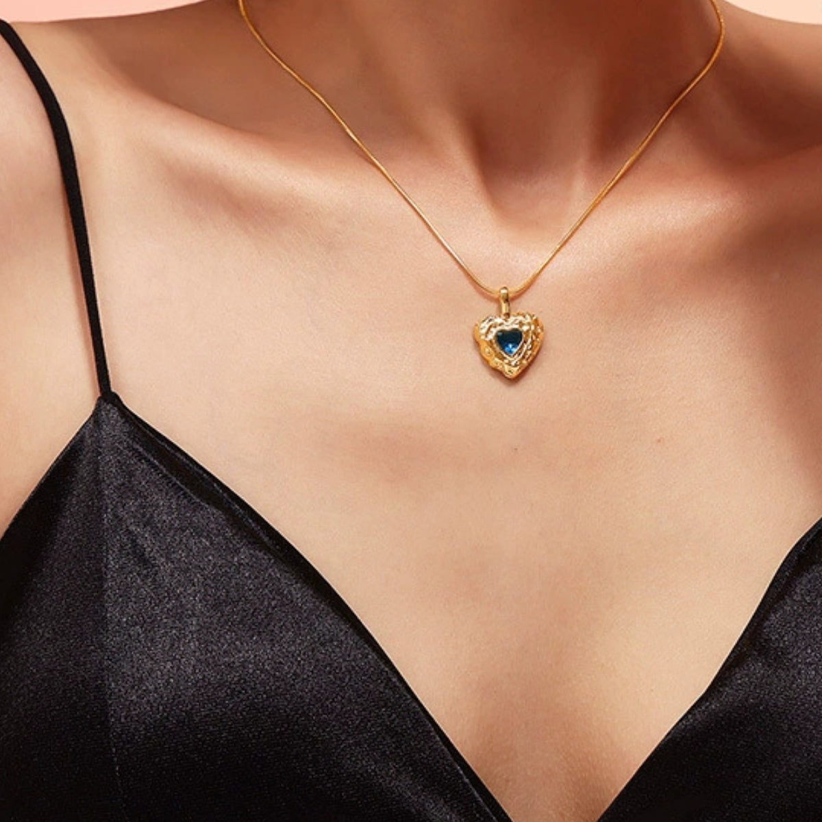 VIKA Necklace Gold-plated detail – SKADIS Jewelry